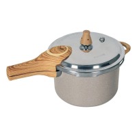 Panela De Pressão Ceramic Life Pressure 4,2l Areia Brinox
